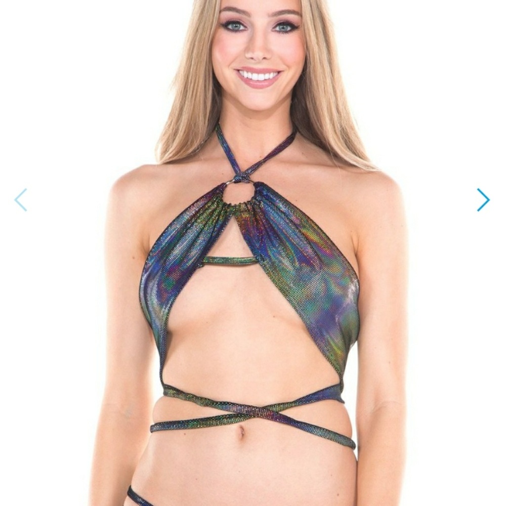 Rainbow dragon IHR wrap top
